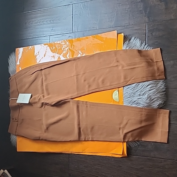 Nwt! Sezane Georges trouser caramel - Picture 5 of 8